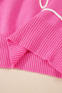 sweaters, pink sweaters,  fall fashion, cozy pink sweaters , pink and bow jacket, bows, winter sweater , cozy pink winter sweater , fall and winter trends 2024, kesley fashion, everyday sweaters , cute night out sweaters, fashion for the wintertime,  bow design sweater , cute fall trends , trending on tiktok, trending on instagram , pink knit wear, pink and bows, fall essentials , winter time sweaters , cozy fall pieces, girly fall trends , womens winter fashion 2024 , fall and winter trends, 