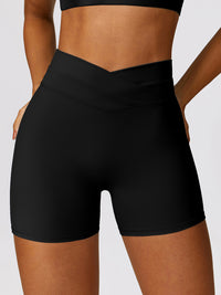 High Waist Active Shorts women's yoga shorts and gym shorts
