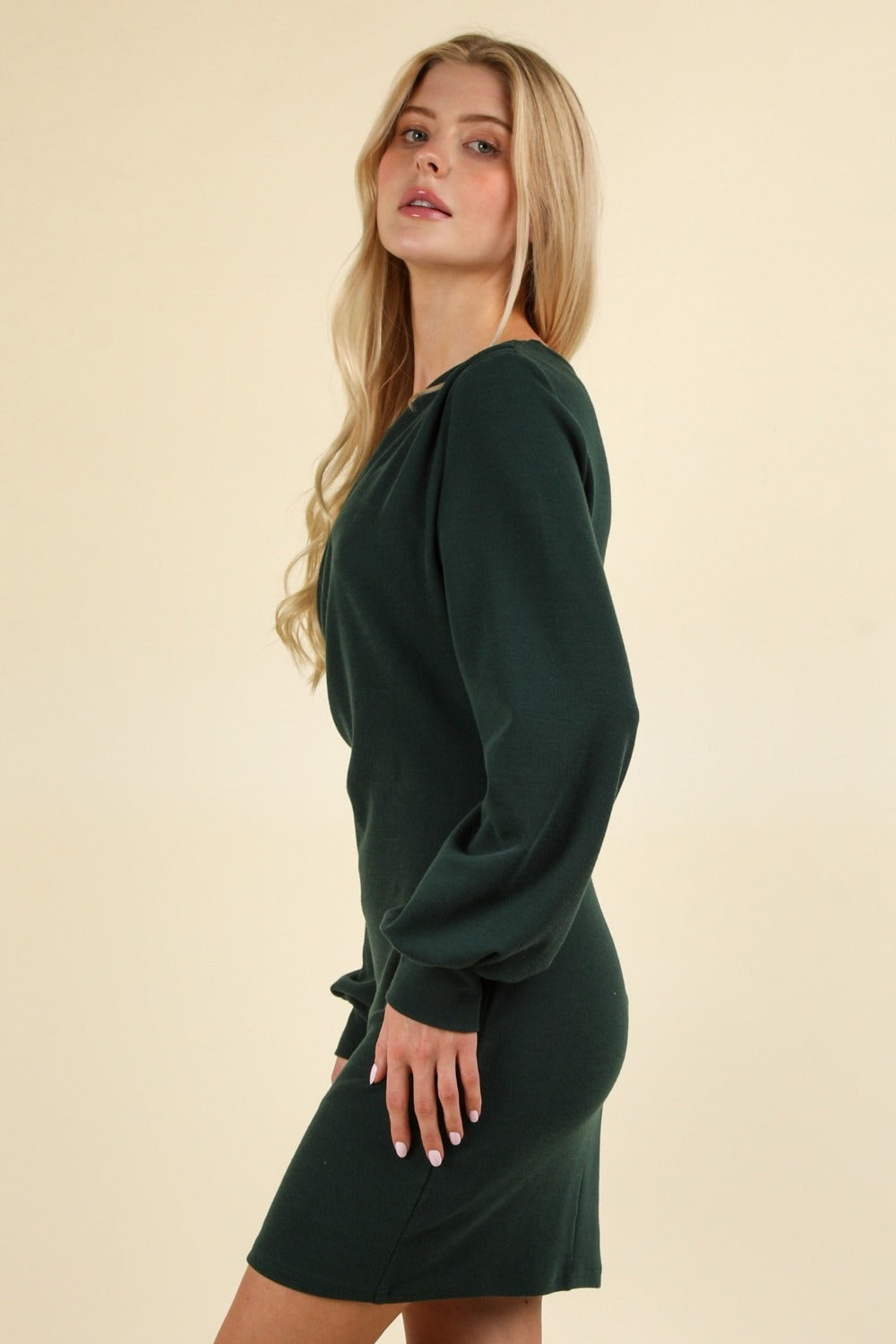 Long Sleeve Mini Dress 
green dress, dress, dresses, comfortable dress, mini dress, bodycon dress, long sleeve, long sleeve dress, women's fashion, aesthetic outfits, form-fitting dress, casual dress, date night outfits, comfy wear, drawstring dress, night wear, tight dress, short dress with longsleeves, womens clothing, cute dresses,  casual day dresses, date night ideas, date wear, cheap dresses, winter outfits, sexy dresses, tight short dress, cutout dresses, green dress long sleeves, trending