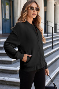 black zip up jacket, black textured zipper , simple black jacket, jacket, , jackets, aesthetic jacket, zip up jacket, zip up sweater, jacket with pockets, womens clothes with pockets, comfortable clothes, womens clothing, comfy clothes, rainbow clothing, colorful clothes, evening wear, casual wear, trendy jacket, kesley fashion, tiktok trends, instagram trends , 2024 fall and winter , cozy jacket, simple black zip up jacket , cute womens jacket, everyday jacket, fashionable jacket, plain jacket, 