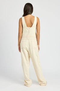 Baggy Cargo Overalls with Pockets New Women's Fashion 100% cotton jumpsuit KESLEY