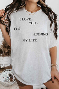 I LOVE YOU GRAPHIC TEE