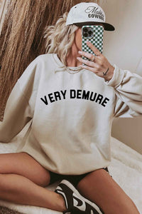 Very Demure Graphic Sweater for Men and Women Trending Fashion KESLEY