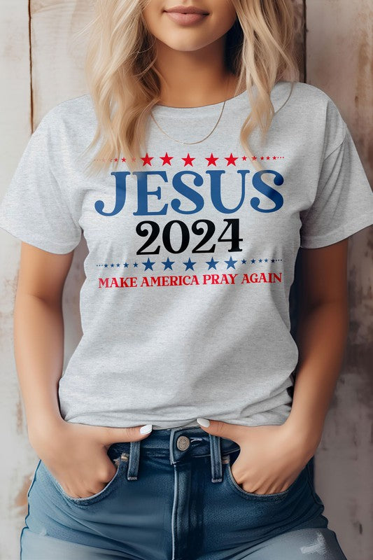 Jesus 2024 Vote Graphic Tee