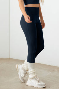 Le Lis Ribbed Crop Cami and High Waist Brushed Leggings Set
