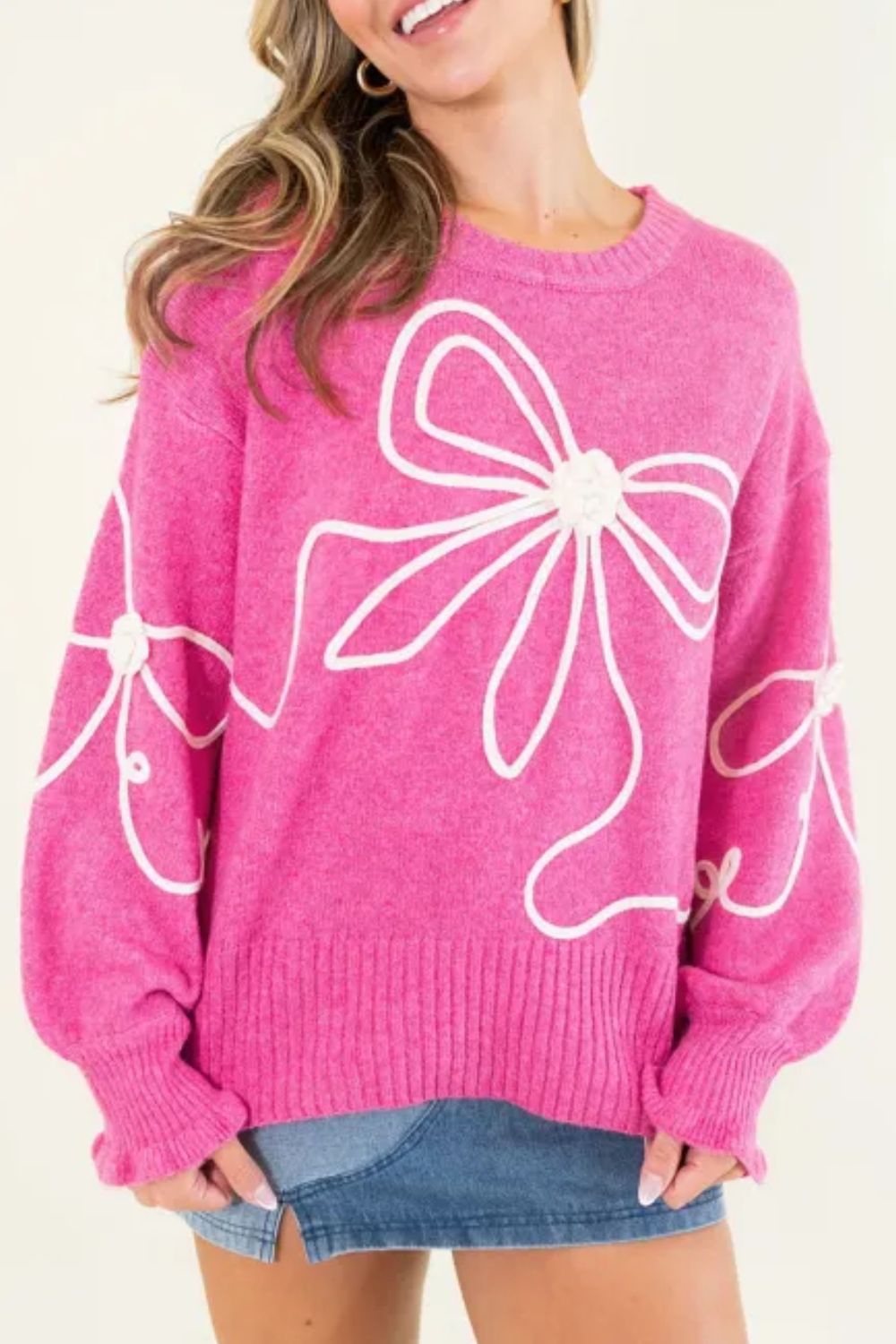 sweater, womens sweaters, womens sweater, cozy pink sweaters , pink and bow jacket, bows, winter sweater , cozy pink winter sweater, fall and winter trends 2024, kesley fashion, everyday sweaters , cute night out sweaters, fashion for the wintertime,  bow design sweater , cute fall trends , trending on tiktok, trending on instagram , pink knit wear, pink and bows, fall essentials , winter time sweaters , cozy fall pieces, girly fall trends , womens winter fashion 2024 , fall and winter trends, 