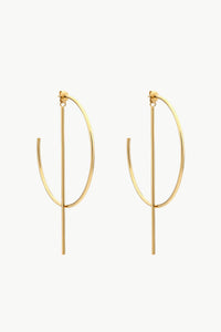 C-Hoop Stainless Steel Earrings