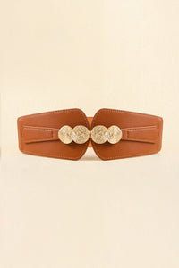 Alloy Buckle Elastic Belt