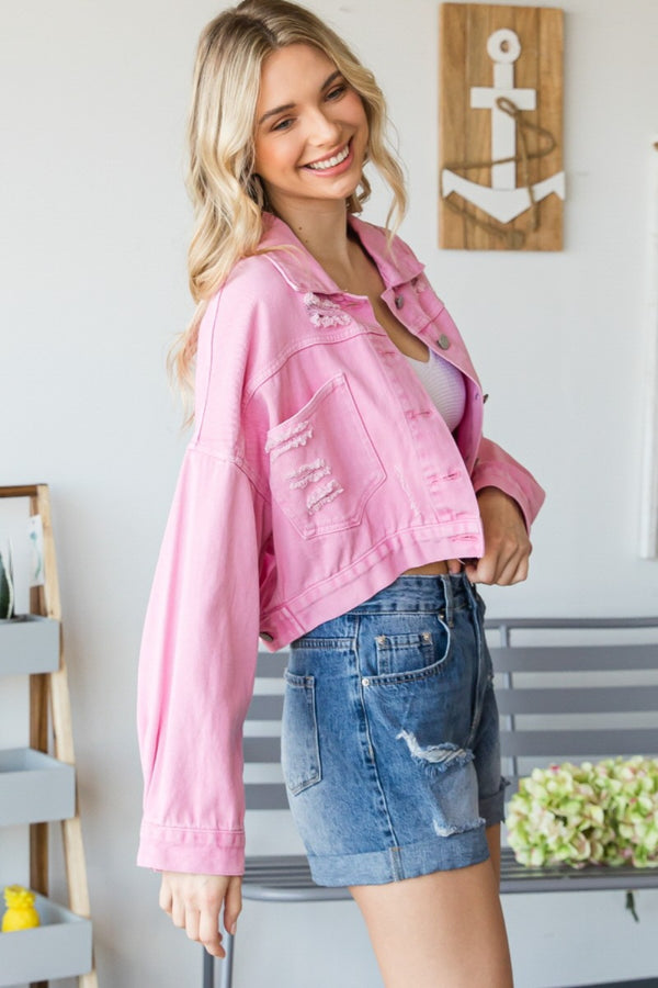 denim jacket, jackets, light jacket for the spring, jackets for the spring, spring fashion, nice clothes, clothes, womens clothing, new women's fashion, nice clothes, designer fashion, birthday gifts, anniversary gifts, cropped jackets, nice jean jackets, outfit ideas, trending fashion, kesley boutique 