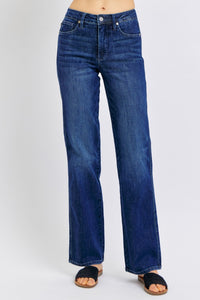 Judy Blue Full Size Tummy Control Straight Jeans