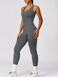Workout Jumpsuit Sexy Women's Yoga Leggings Romper Nylon and Spandex Fast Dry Backless  Sports Premium Luxury