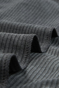 Drawstring Zip Up Sweatshirt and Shorts Set