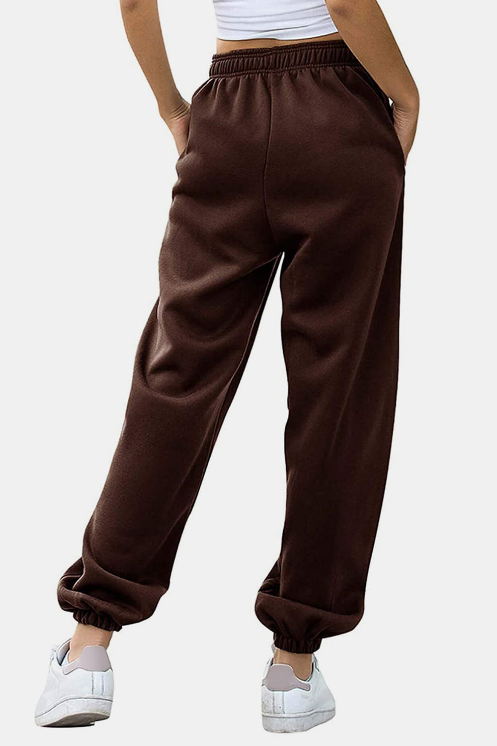 Elastic Waist Joggers with Pockets New Women's Fashion Sweatpants