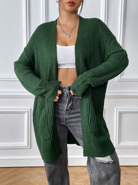 Women's Fashion Sweater Open Front Long Sleeve Cardigan