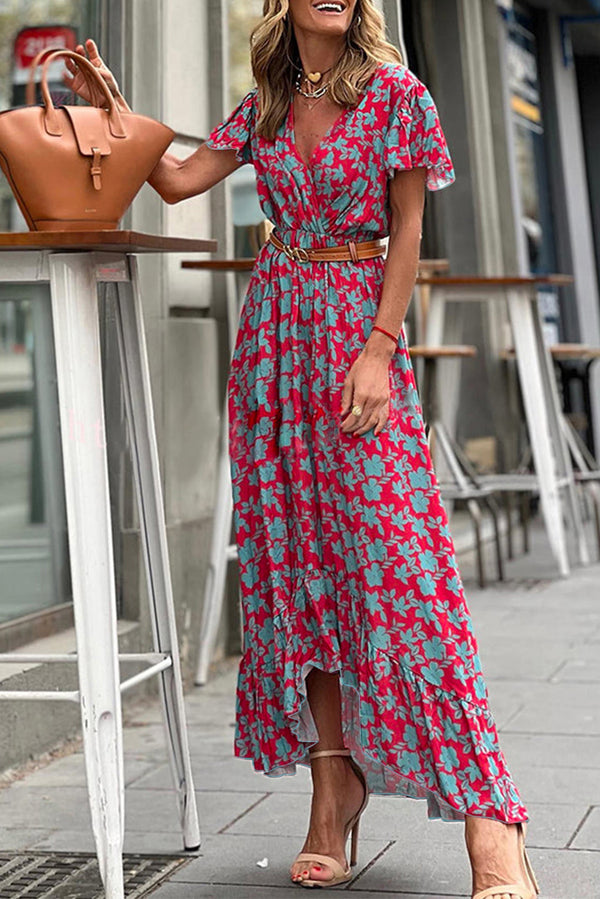 dresses, nice dresses, long dresses, work dresses, work clothes, dresses for work, belted dresses, floral dress, dresses with flowers, work outfit ideas, cheap dresses, cheap clothes, spring fashion, summer fashion, affordable clothing 