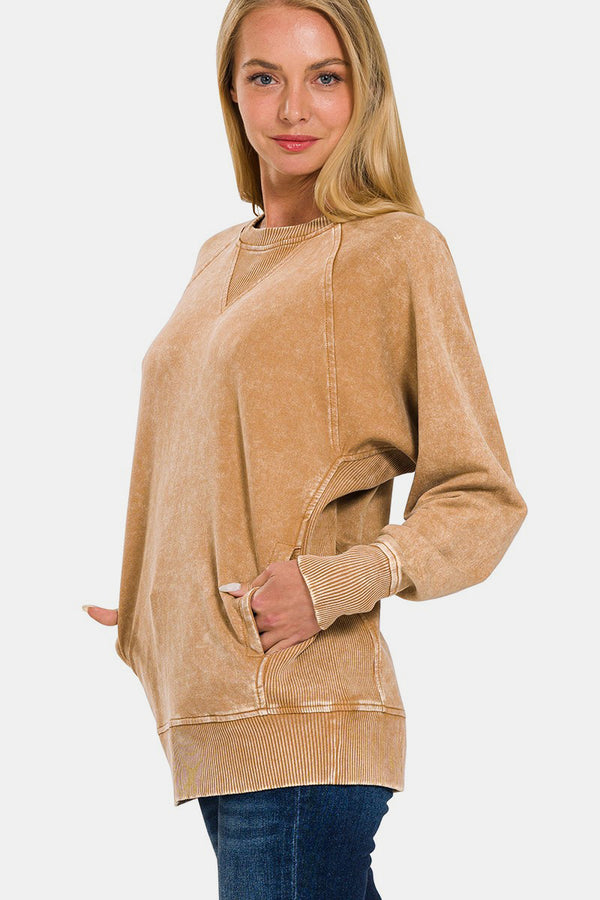 beige, sweater, sweatshirt, sweaters, hoodies, long sleeve, long sleeve shirt, aesthetic, aesthetic outfit, aesthetic clothes, aesthetic clothing, clean girl, clean girl aesthetic, clean girl outfits, casual wear, comfortable women's clothing, loose women's clothing, loose sweater, baggy sweater, comfy clothes, seasonal wear, holiday outfit ideas, holiday, seasonal, seasonal clothing, kesley, kesley boutique, rey, minimalist clothing, clothes for work, clothes for school, sweaters for school