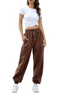 Elastic Waist Joggers with Pockets New Women's Fashion Sweatpants