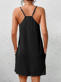 Pocketed Scoop Neck Cami Dress