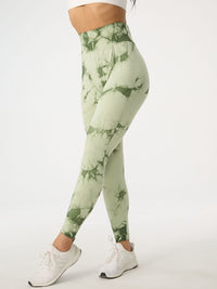 Printed High Waist Active Pants