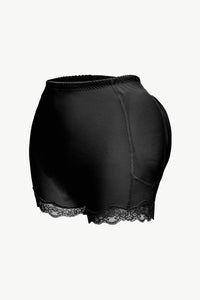 Full Size Lace Trim Shaping Shorts