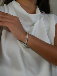 Tennis bracelet, thick, unisex, bezel diamond cz cubic zirconia, waterproof, hypoallergenic, nickel free, luxury designer inexpensive bracelets, influencer style 2023