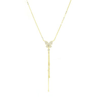 butterfly necklace 1e4k gold plated .925 sterling silver waterproof hypoallergenic dainty butterfly jewelry Kesley Boutique