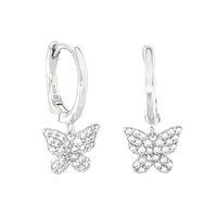 earrings, sterling silver earrings, butterfly earrings, butterfly jewelry, fashion jewelry, accessories, earrings for sensitive ears, fine jewelry, designer jewelry, gift ideas, popular jewelry, trending on instagram and tiktok, earrings with dangling charms, small hoop earrings, earrings for kids, earrings for women, gift ideas 