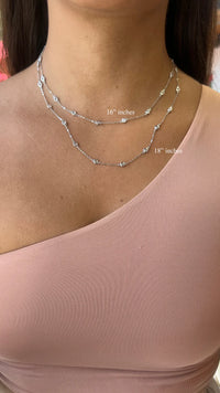 Large real pearl necklace layering necklaces with pearls, real pearls for cheap good quality, cute jewelry, layering necklace ideas, paperclip layering ideas, Tiffanys by the yard inspired necklaces, base necklace, everyday necklaces for men and woman, bridesmaids jewelry, wedding jewelry, bride jewelry pearls, pearl necklace for bride for wedding, wedding jewelry, work necklaces, gift ideas trending jewelry, shopping in Miami, jewelry store in Brickell, jewelry store in Miami,