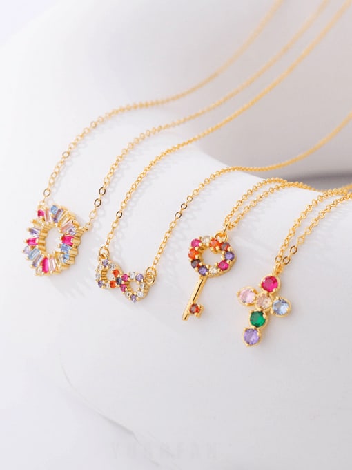 Colorful necklaces with diamond cz cubic zirconia 18k gold plated dainty necklaces for everyday. gft idea. cute dainty necklaces, popular. Layering necklace ideas. influencer fashion accessories. real jewelry for cheap. good quality gold plated necklaces  