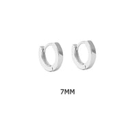 ANDYWEN 925 Sterling Silver Gold Plain 5mm 6mm 7mm 8mm 9mm 10mm