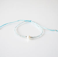 Gemstone with Pearl Adjustable Boho Bracelet