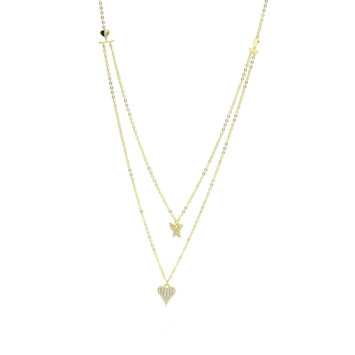 necklaces, gold necklaces, gold butterfly necklaces, gold heart necklaces, necklaces with rhinestones, layered necklaces, layering necklace ideas, dainty necklaces, dainty gold necklaces, fashion jewelry, accessories, fine jewelry, cheap necklaces, affordable jewelry, gold plated necklaces, trending jewelry on tiktok, gift ideas, birthday gifts, anniversary gifts, holiday gifts, gold jewelry 