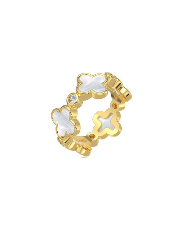 clover rings, four leaf clover rings, nice rings, cute rings, new womens fashion, van cleef inspired jewelry, van cleef rings, real gold plated rings, real gold plated jewelry, nice jewelry, fine jewelry, birthday gifts, pearl rings, real pearl rings, real mother of pearl jewelry, kesley jewelry, kesley rings, tanrish free jewelry, waterproof rings, wedding rings, wedding bands, diamond rings, real jewelry, jewelry 2024