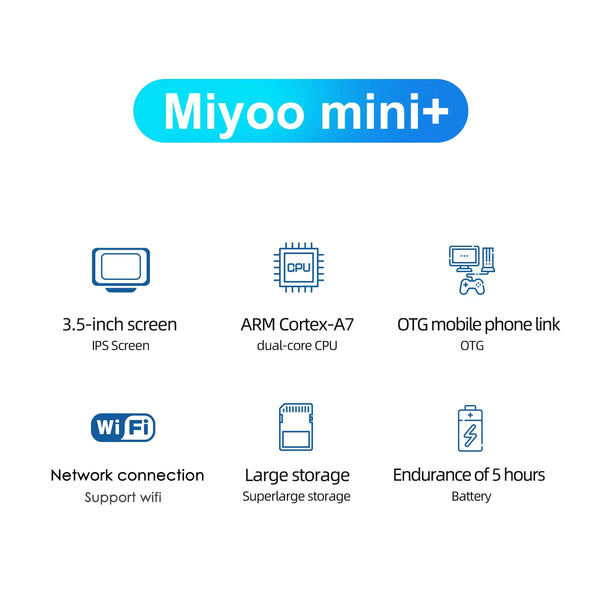 MIYOO Mini Plus Portable Retro Handheld Game Console V2 Mini+ IPS