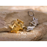 Star Earrings 18K Gold Plated Tarnish Free Waterproof Earrings Hypoallergenic KESLEY