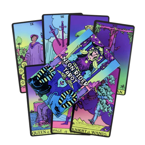 Pink Rider Tarot Cards Game for Beginners Divination Deck English