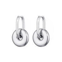 Star Charm Hoop Earrings Waterproof Chunky Classic Stainless Steel Heart Hoop Earrings KESLEY