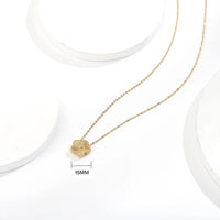 KESLEY Stainless Steel  Golden Clover Adjustable Bracelet Waterproof Hypoallergenic Jewelry