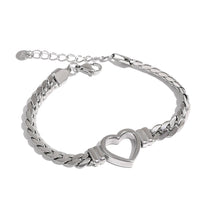 KESLEY (Wrist over 40mm fit this style) High Quality Love Heart Cuban