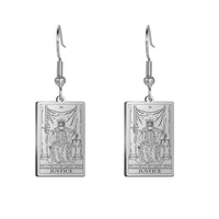 Tarot Card Hook Earrings KESLEY Unisex Psychic Jewelry Gifts