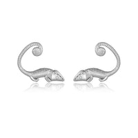 KESLEY 925 Sterling Silver Lizard Ear Studs for Women Stud Earring Tiny Stud Earrings Luxury Waterproof Hypoallergenic