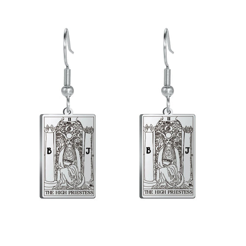 Tarot Card Hook Earrings KESLEY Unisex Psychic Jewelry Gifts