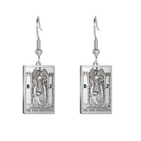 Tarot Card Hook Earrings KESLEY Unisex Psychic Jewelry Gifts