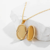 Locket Necklace 18K Gold Plated Jewelry Pendant Necklaces