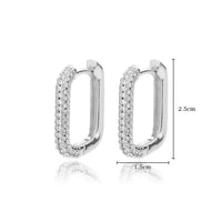 Stainless Steel Hoop Earrings for Women Luxury Gold Plated Earrings