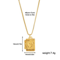 Locket Necklace 18k gold plated Stainless Steel Photo Pendant Necklace