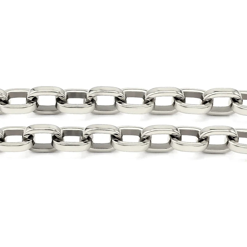 KESLEY Stainless Steel Big Heavy Chain Bracelets for Men Women Thick