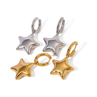 Star Earrings 18K Gold Plated Tarnish Free Waterproof Earrings Hypoallergenic KESLEY