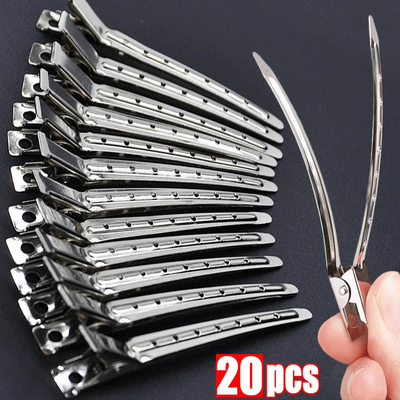 Woman Hair Care Clips Metal Steel Hairdressing Sectioning Clip Clamps