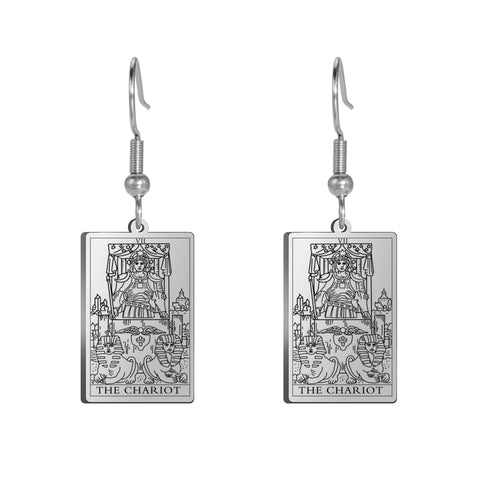 Tarot Card Hook Earrings KESLEY Unisex Psychic Jewelry Gifts